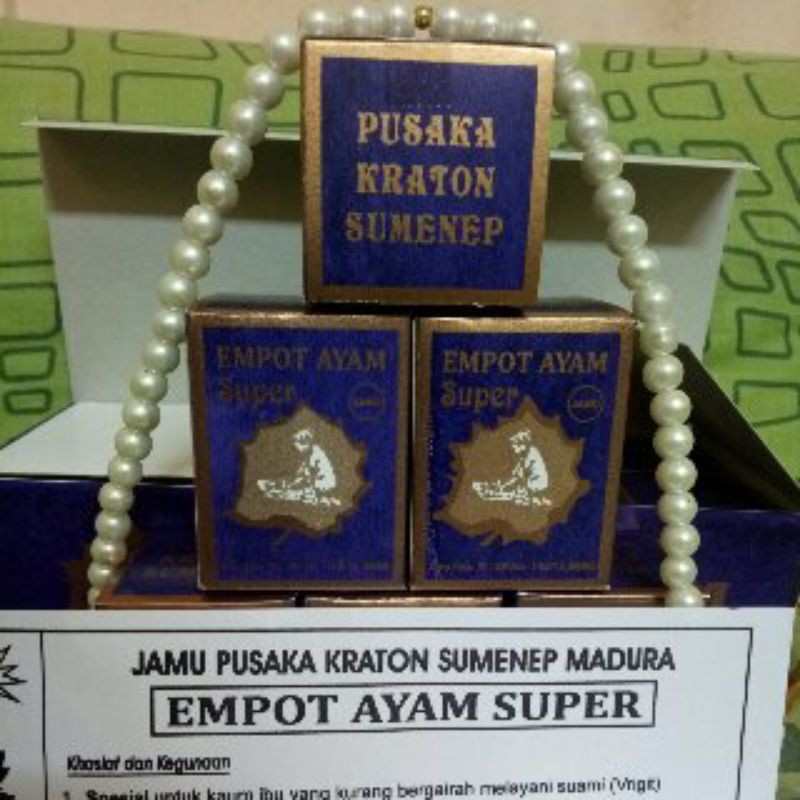 

Jamu Empot Ayam Original By Ny.Zaitun Asli Ramuan Madura