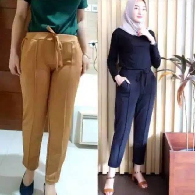 BAGGY PANTS DOTY SCUBA JUMBO SUPER / CELANA DOTY SCUBA / CELANA PANJANG PEREMPUAN JUMBO / CELANA JUMBO SUPER PEREMPUAN