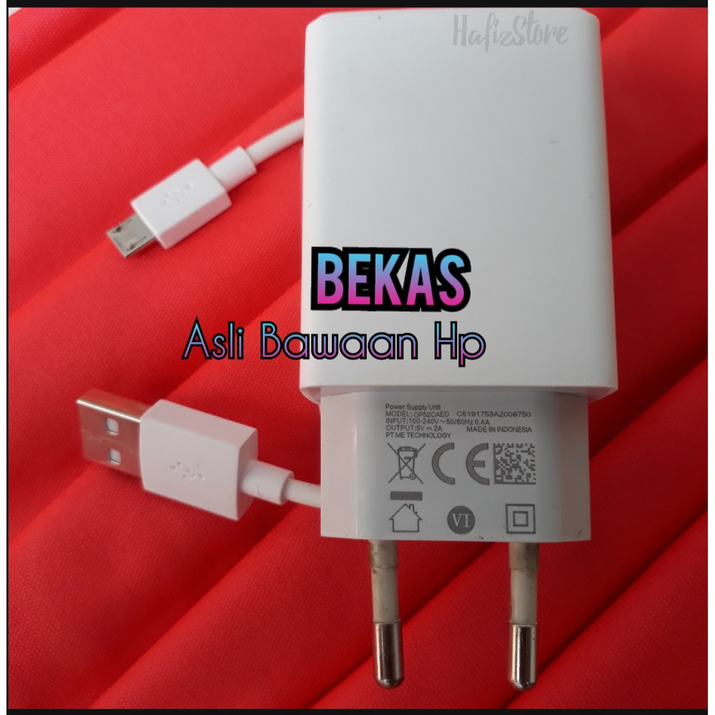 Charger oppo 2A A11K A12 A15 A5S A31 A83 A7 A5 original bawaan hp