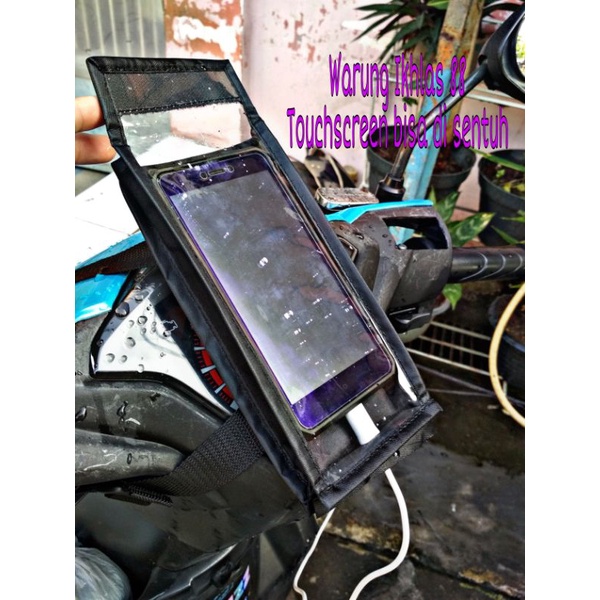 TERBARU Holder handphone Motor Waterproof / Tas Holder waterproof