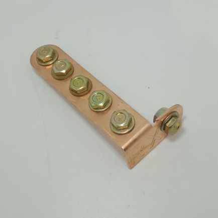 Plat Aki Tembaga 5 Lubang Header Aki Tembaga Plat Tembaga