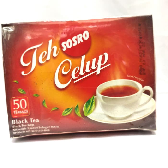 

Teh Celup Sosro Teh Celup Black Tea isi 50 bags