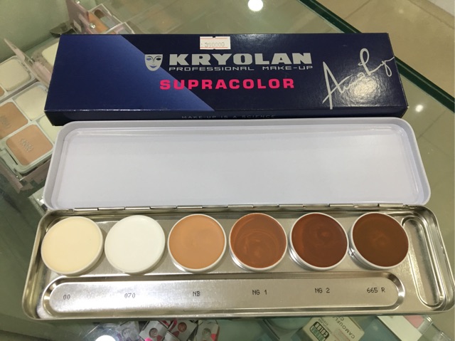 Kryolan Supracolor Make Up Palette 6 Colors