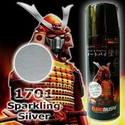 Samurai Paint SPARKLING SILVER  *1701 Cat Semprot / Pilok Helm/Motor/Mobil