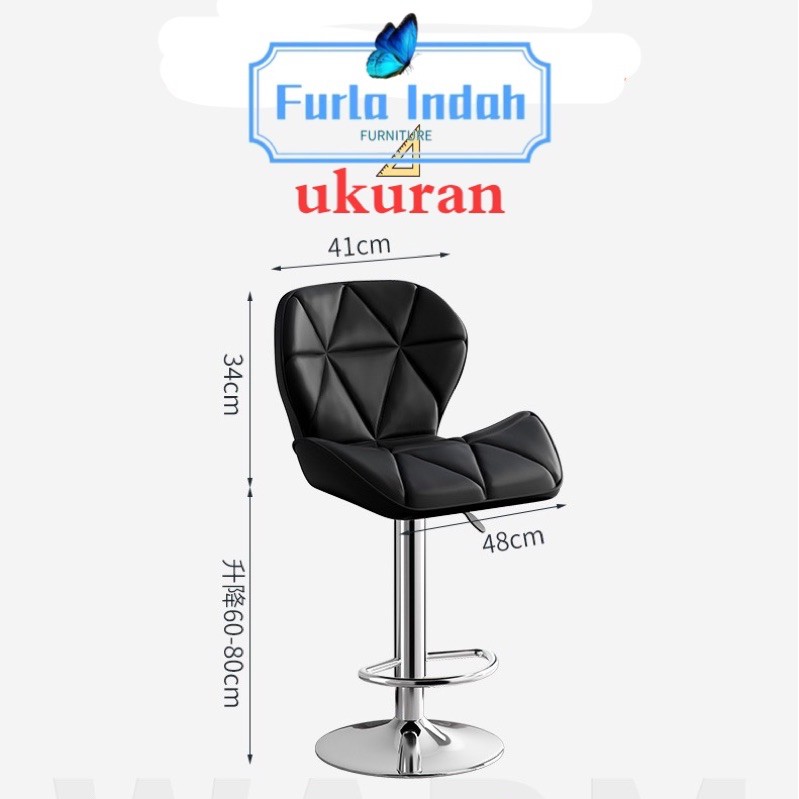 kursi bar kursi cafe kursi barstool hidrolix IMPOR TYPE B09#