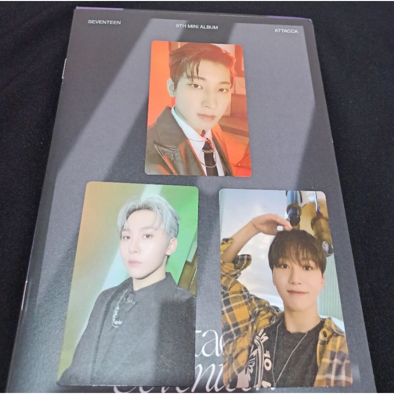 Photocard Carat Version Wonwoo, Seungkwan Seventeen OFFICIAL