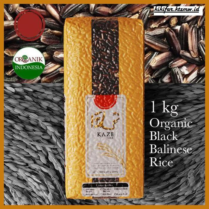 

ANEKA-BERAS- 1 KG BERAS HITAM ORGANIK JAWA TENGAH - KAZE RICE -BERAS-SEHAT.