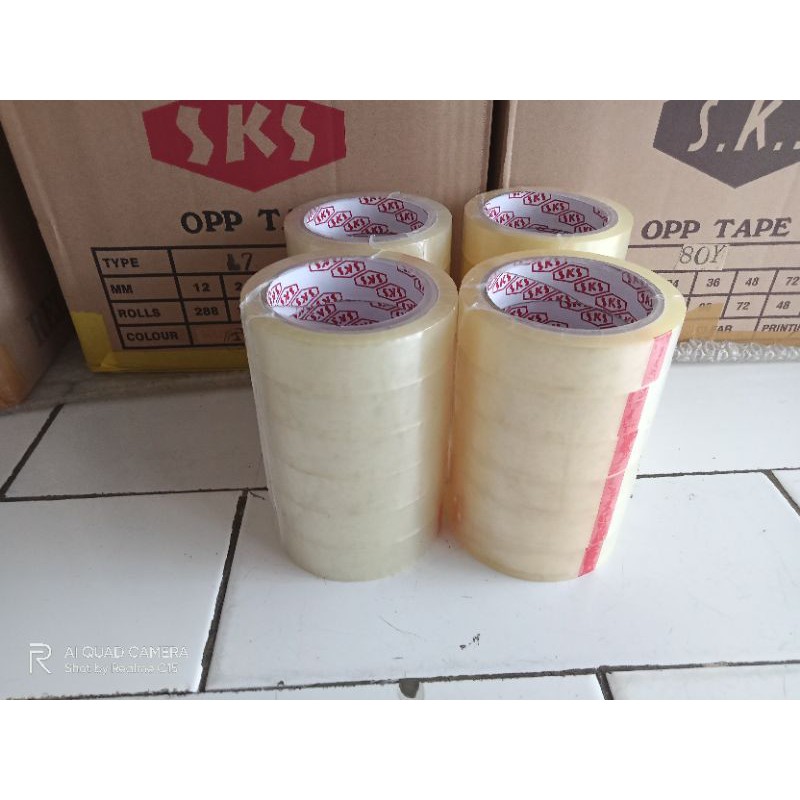 

lakban solatip uk24mmx72 yard jual /slop isi 6pcs