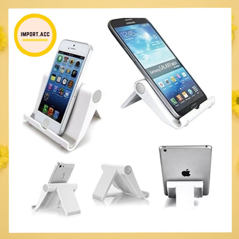 Stand Holder Handphone JUMBO Max 7,5inc Universal Bahan Plastik untuk Meja UKURAN JUMBO