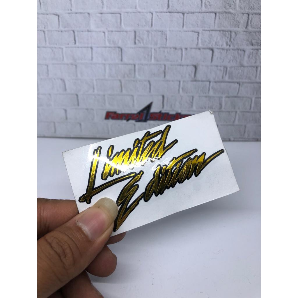 stiker STICKER LIMITED EDITION