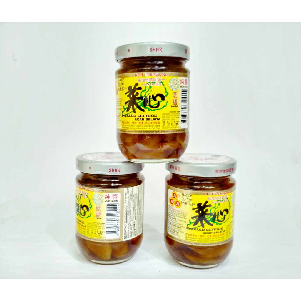 

Acar Selada AAA Brand pickle Lettuce 180gr