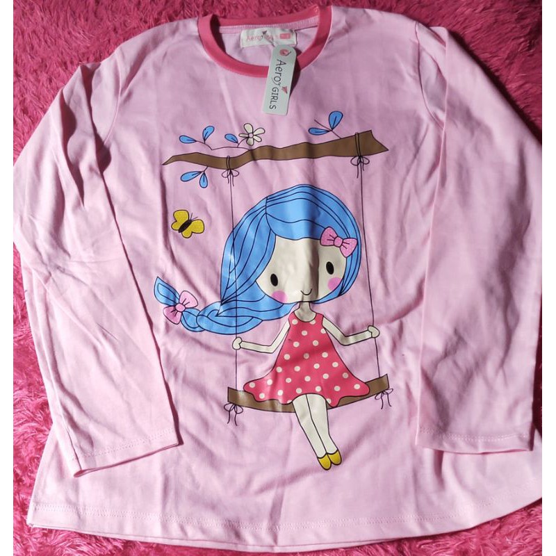 kaos anak perempuan brand Aero girls