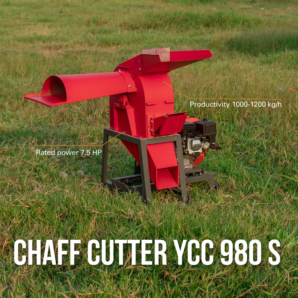 Mesin Pencacah Rumput Ranting YASUKA YCC980S 1000-1200Kg/jam - Chaft Cutter Cacah Rumput YASUKA YCC 980S