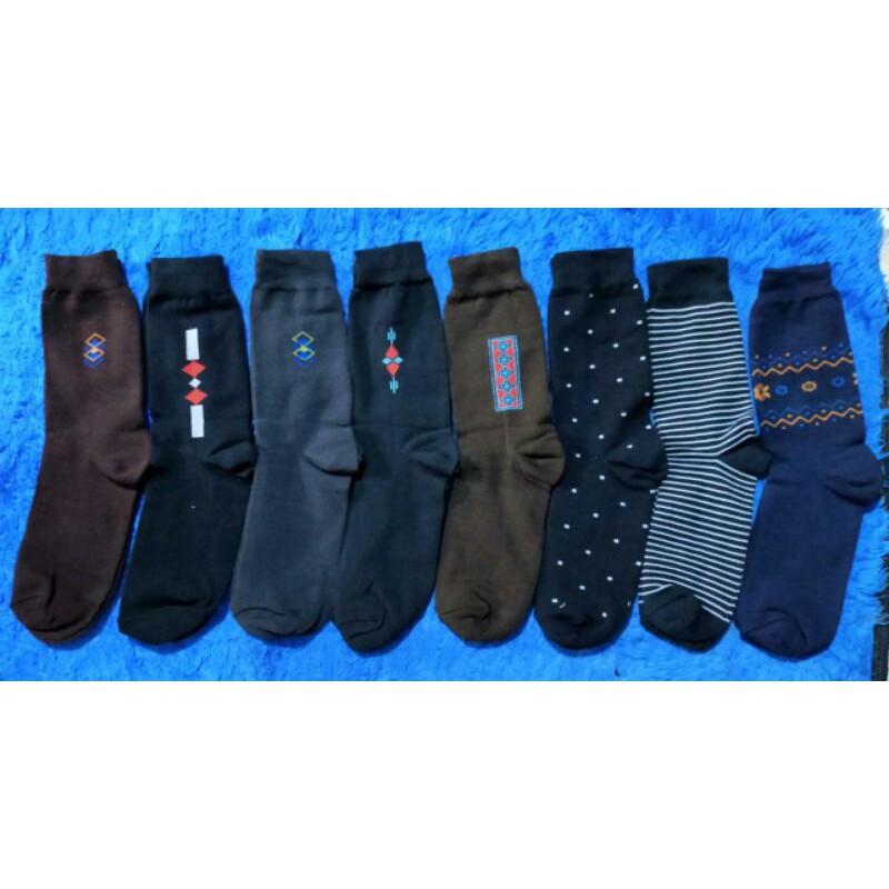 Mensock/Kaos Kaki Kerja Casual Kantor Pria/Cowok/Laki-Laki, Menyerap Keringat, Tebal, Premium, Murah