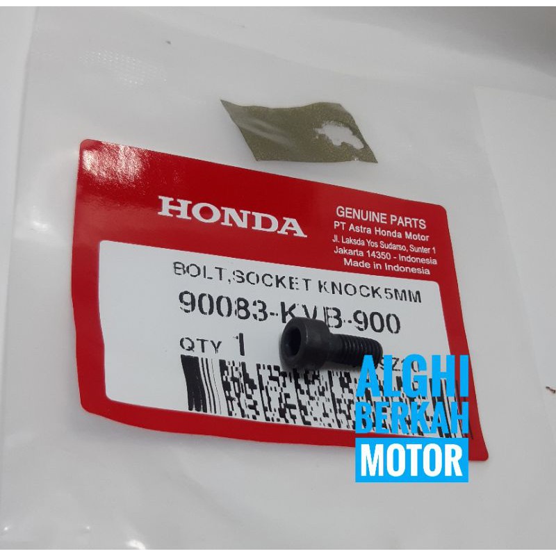 Baut L Cap CVT 5mm Vario  Original Honda 90083-KVB-900