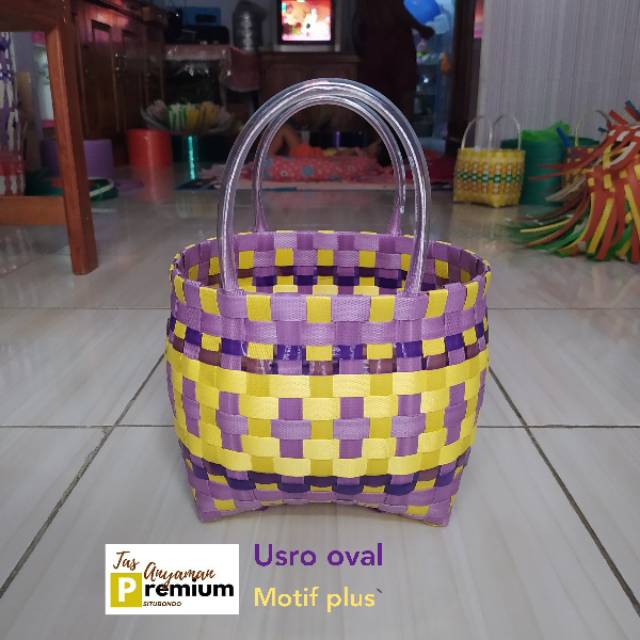 Tas Belanja/ Tas Souvenir/ Anyaman Premium Situbondo uk usro