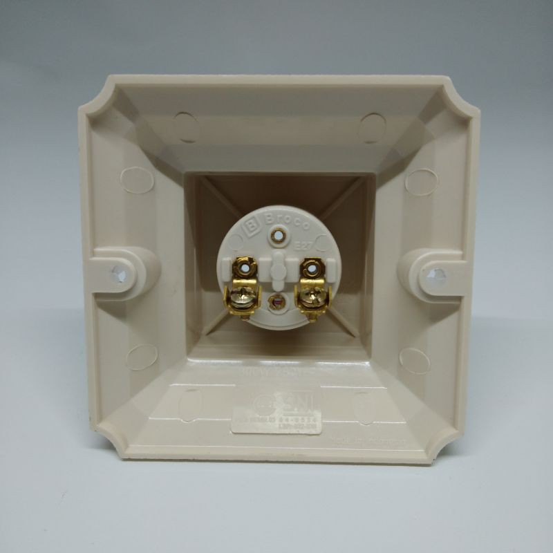 FITTING / FITING PLAFON BESAR SEGI BROCO 1210 - CREAM