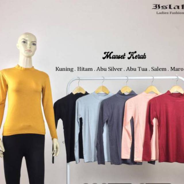 Manset Premium Basic Manset Kaos Manset Baju Muslimah, Manset Lengan panjang