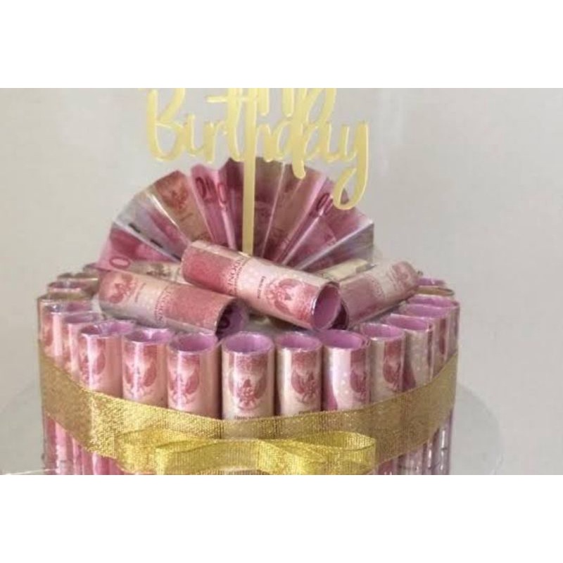 

mentahan cake money 100.000 asli