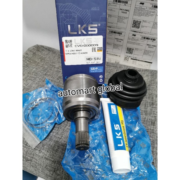 cv joint dalam honda Accord 82-84