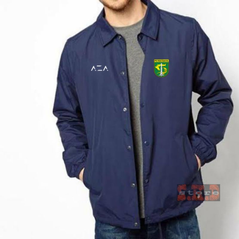 JAKET PERSEBAYA JAKET COACH LOGO CLUB BOLA JAKET PRIA WANITA TERBARU