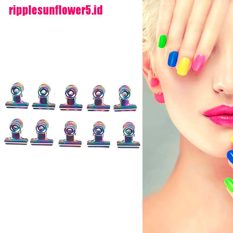 10pcs Klip Penjepit Poly Gel Extension Kuku Palsu