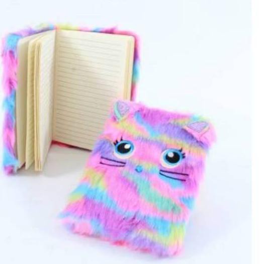 Cod 578 Buku Diary Book Rainbow Sequin Flip Furry Unicorn Bulu Shopee Indonesia