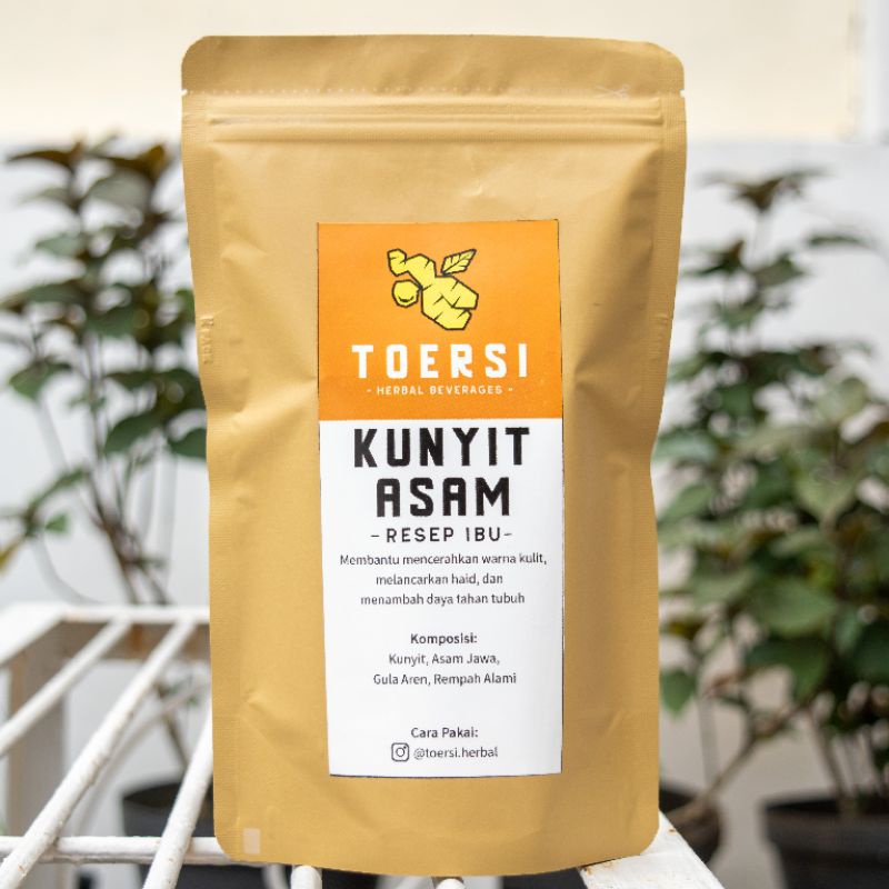 

Toersi KUNYIT ASAM Resep Ibu Minuman Herbal / Jamu Premium 4 gelas
