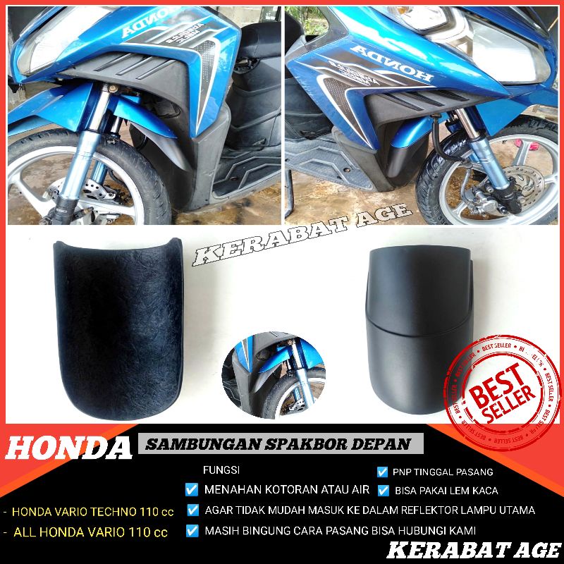 AKSESORIS VARIO TECHNO 110 SAMBUNGAN SPAKBOR DEPAN