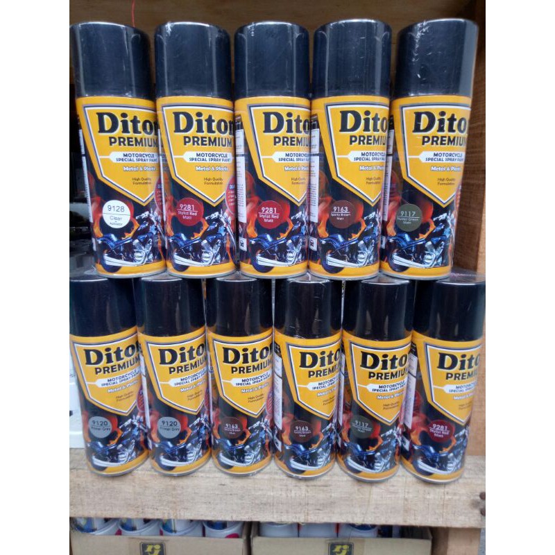 Pilok Pilox Diton Premium Hitam Merah Doff  Hijau  Coklat 