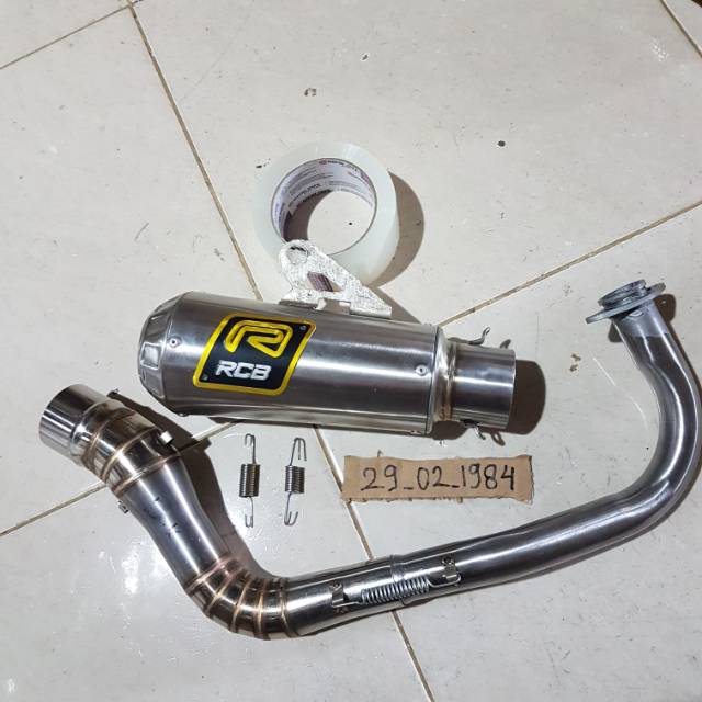 Knalpot RCB Matic VARIO 110/125/150 BEAT SCOOPY MIO J GT SOUL SPORTY FINO N MAX DLL
