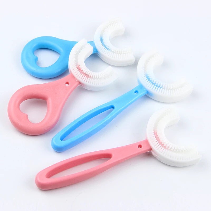 YourBabyShop Sikat Gigi Anak Bentuk U Bahan Silikon / Training Toothbrush / Tooth Brush Baby Silicon type U Sikat Gigi Anak Sikat