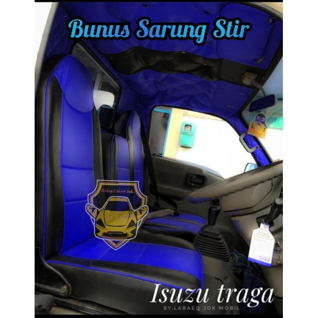 Sarung jok mobil truk Isuzu traga - Cover jok mobil truk isuzu traga - Variasi cover jok mobil isuzu