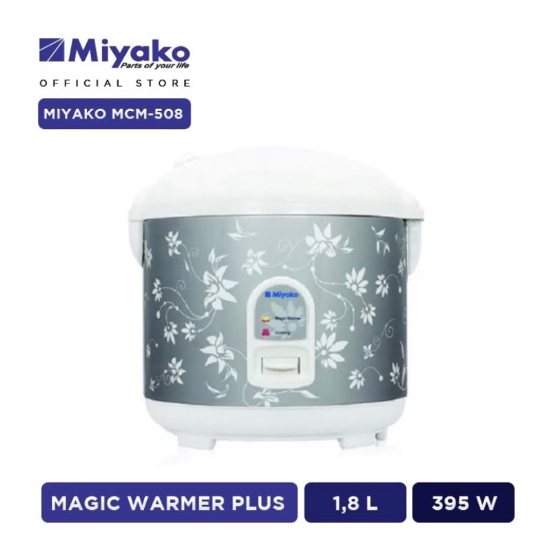 Jual Rice Cooker Miyako 1,8 Liter MCM 528 [WARNA RANDOM] Shopee Indonesia