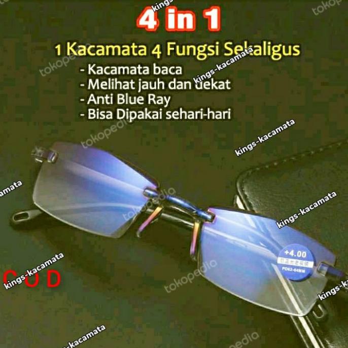 Kaca Mata Baca Lansia Umur 40 Doble Focus Baca Dan Jalan