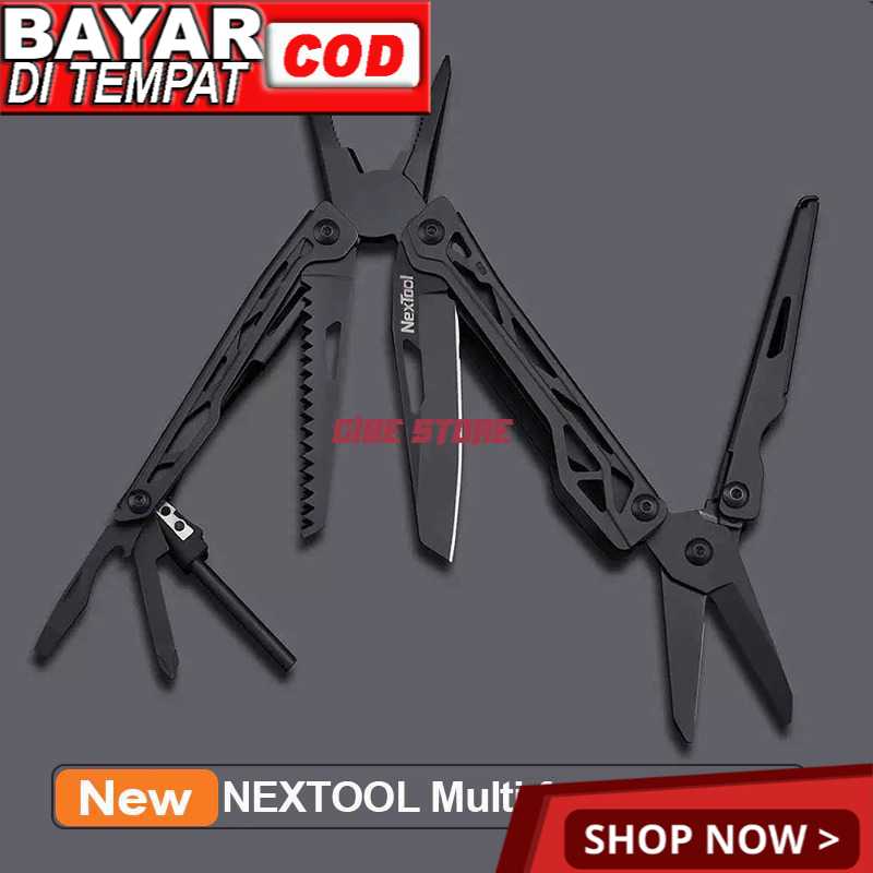 Xiaomi Nextool Pisau Lipat Multifungsi 10 in 1 Knife Tool