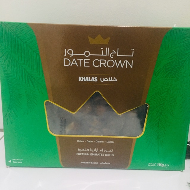 

Kurma Date Crown Khalas 1kg