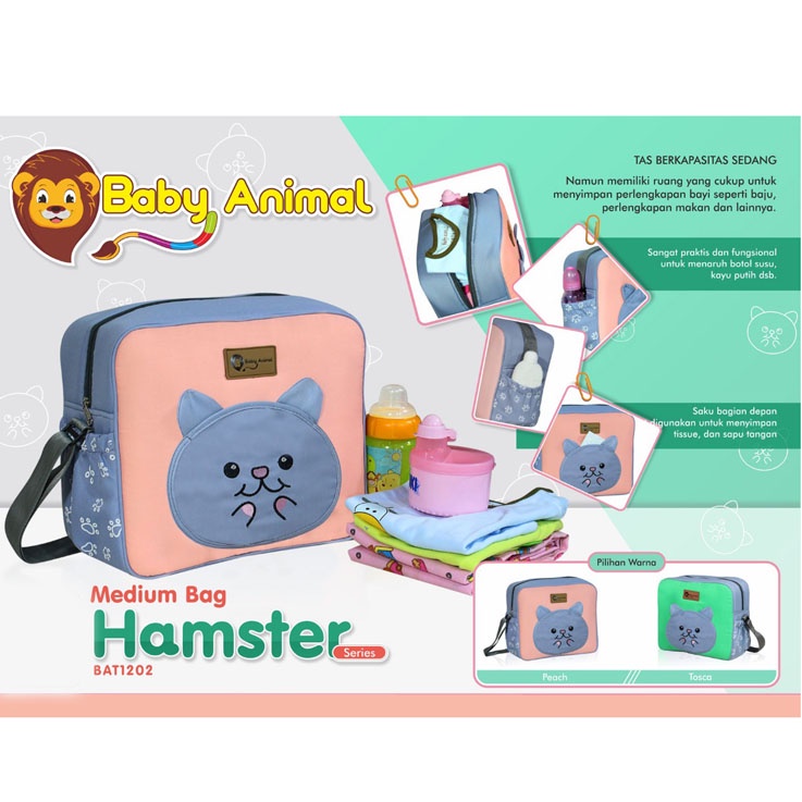 Baby Scots Hamster Series Baby Animal Tas Kecil Bayi - Simple Bag Serbaguna