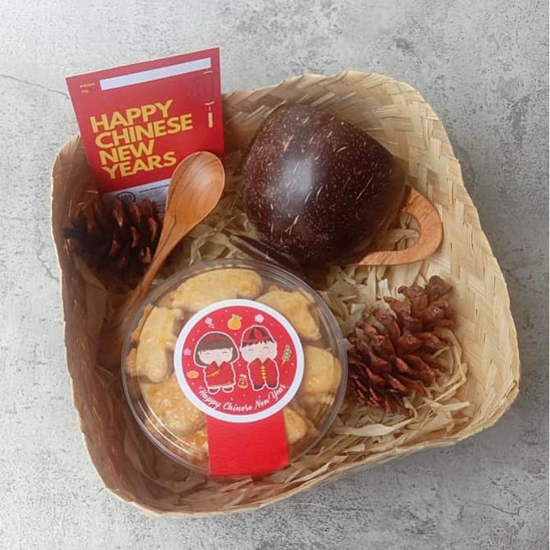 CNY HAMPERS IMLEK 2021 COOKIES CHINESE NEW YEAR HADIAH VALENTINE GIFT HAMPERS PERNIKAHAN ULANG TAHUN