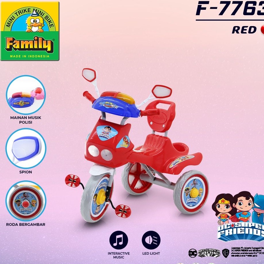 Sepeda anak roda 3 family 7763