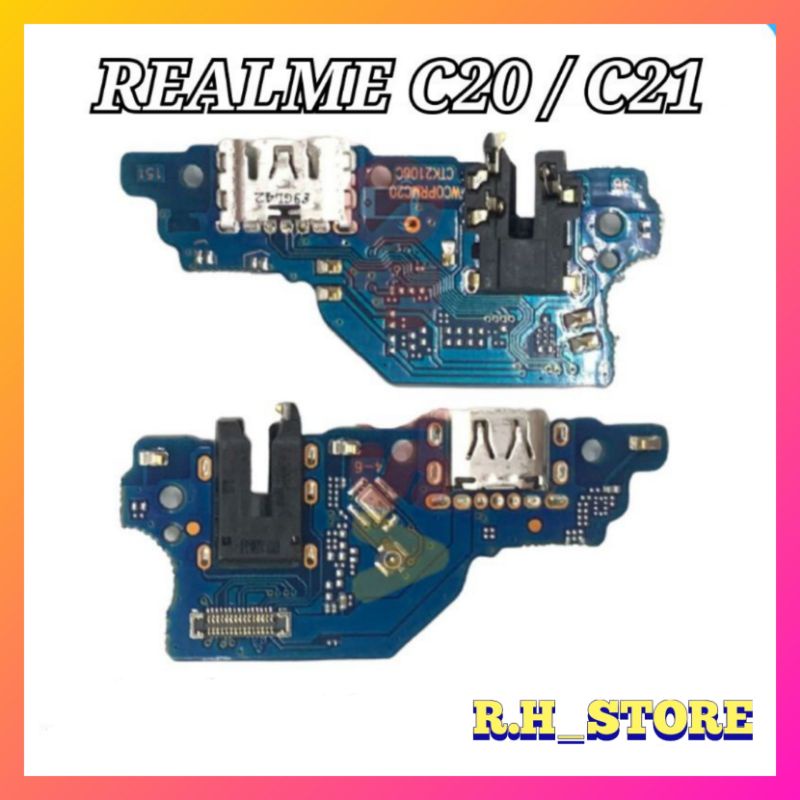 BOARD PAPAN KONEKTOR CHARGER REALME C20 / C21 PLUG IN MIG ORIGINAL