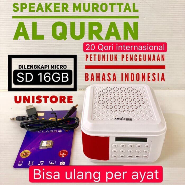Speaker Quran Alquran / Speaker Quran mini usb Spiker quran Lengkap
