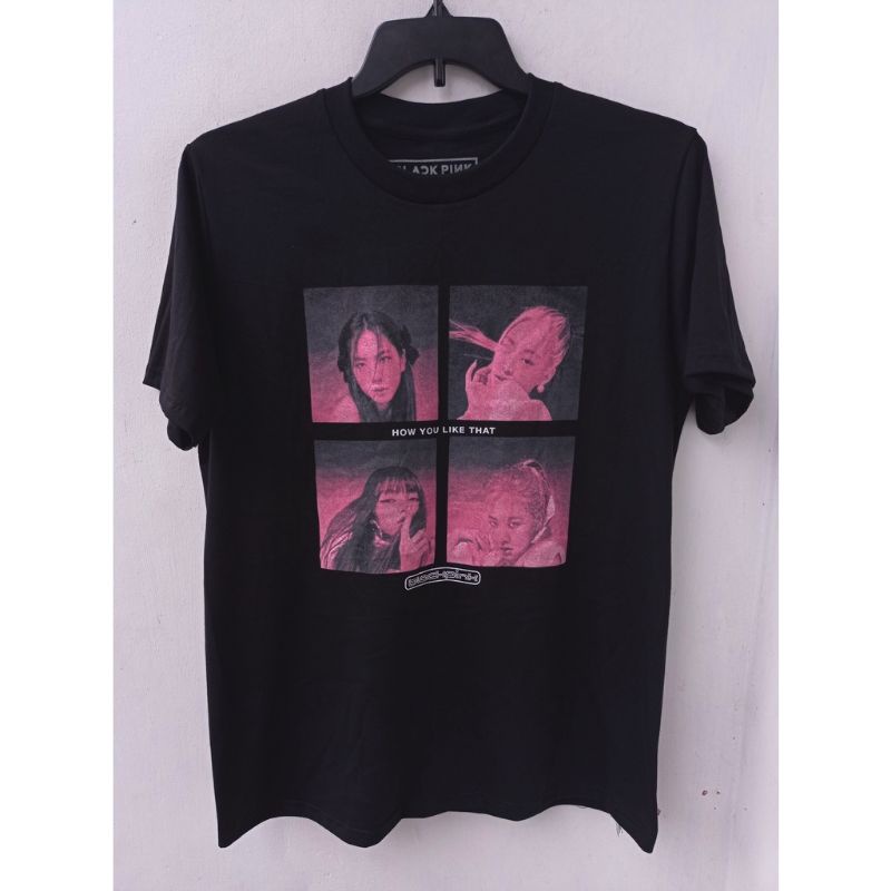 kaos black pink copyright 2021