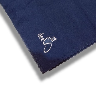 HIJAB DEESKA POLOS NAVY ORIGINAL-VOAL ULTRAFINE-BORDIR LASER CUT-115X115 CM-NYAMAN ADEM-JILBABWANITA