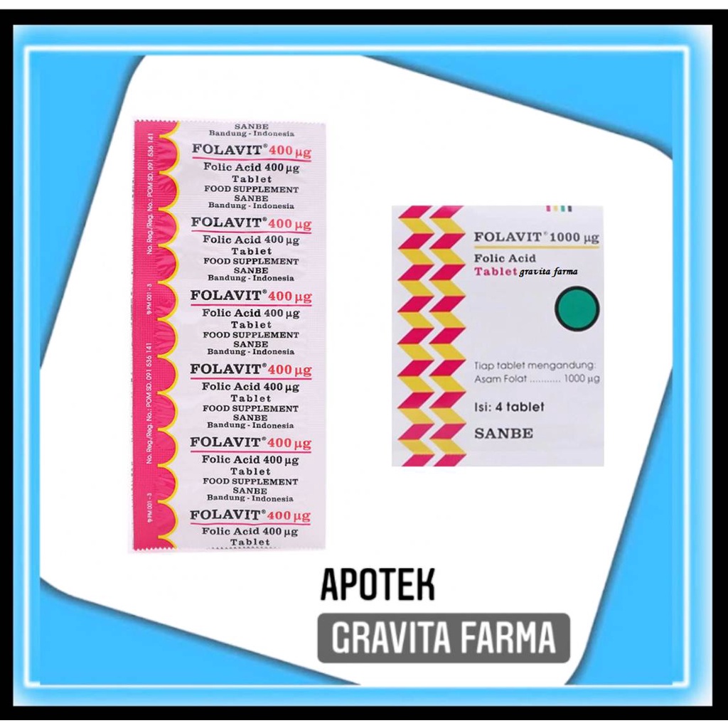 Folavit asam folat strip