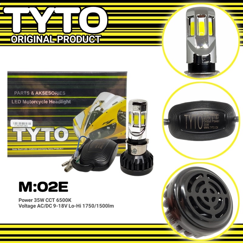 TYTO LAMPU LED 6 SISI LAMPU LED DEPAN ASLI TYTO LAMPU LED TYTO 6 SISI