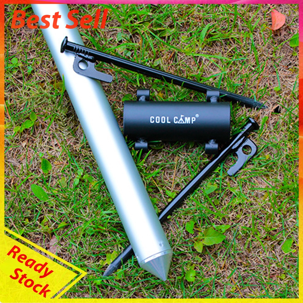 Iron Tent Awning Rod Holder Outdoor Camping Canopy Pole Holder Fixed Tube