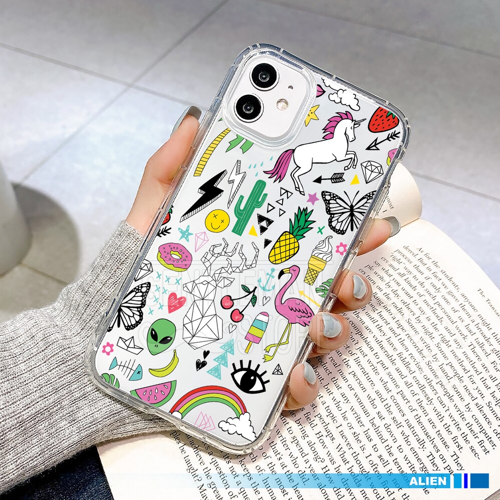 CASE CLEAR PRINT OPPO A5 2020 A9 2020 A52 2020 A92 2020 A54 4G A74 4G A95 4G A74 5G A95 5G #C3