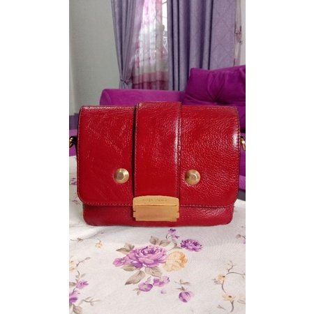 tas sling kulit brand biker starlet Preloved