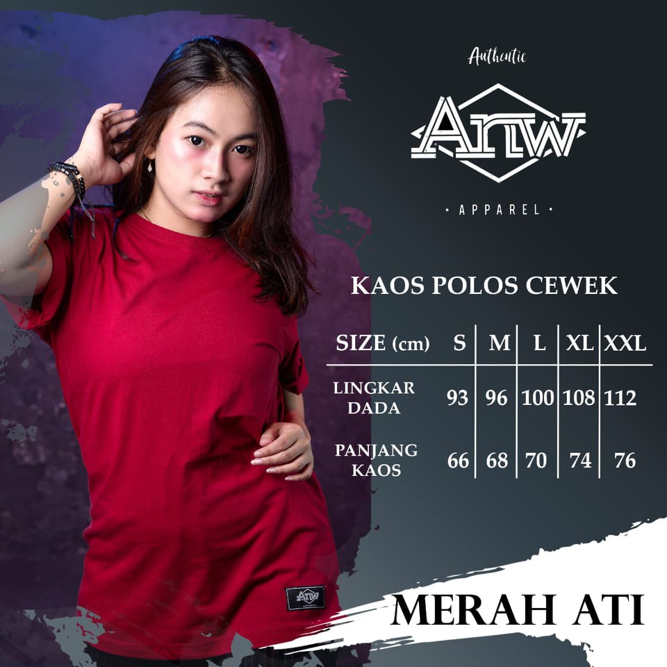 KAOS POLOS SI MERAH HATI